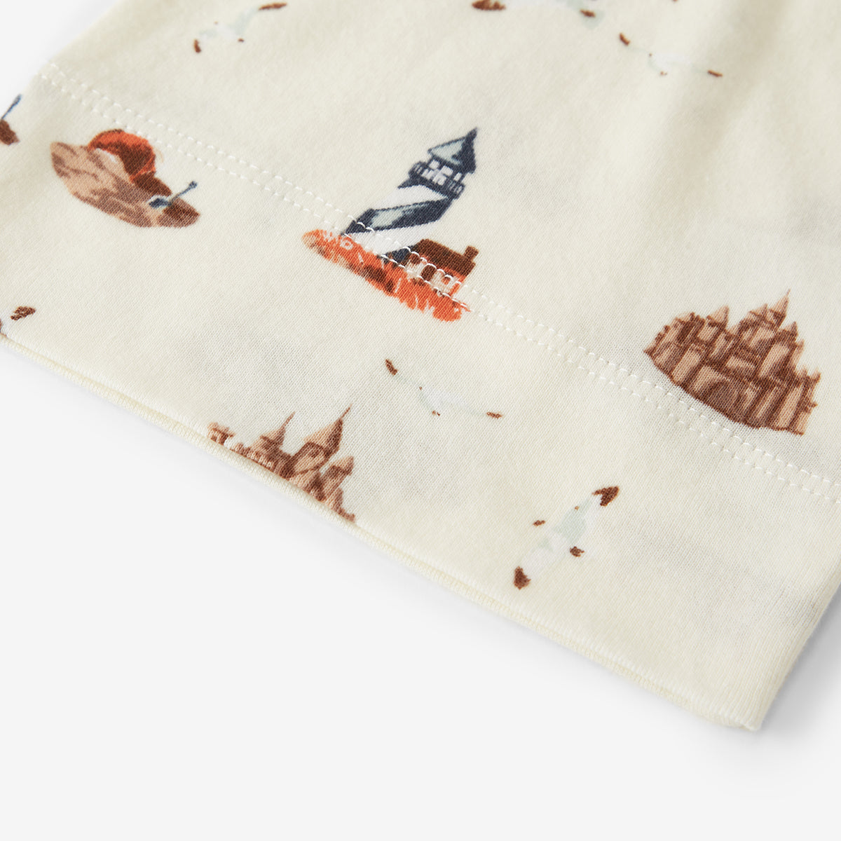 Sandcastle Organic Cotton Knotted Beanie Hat