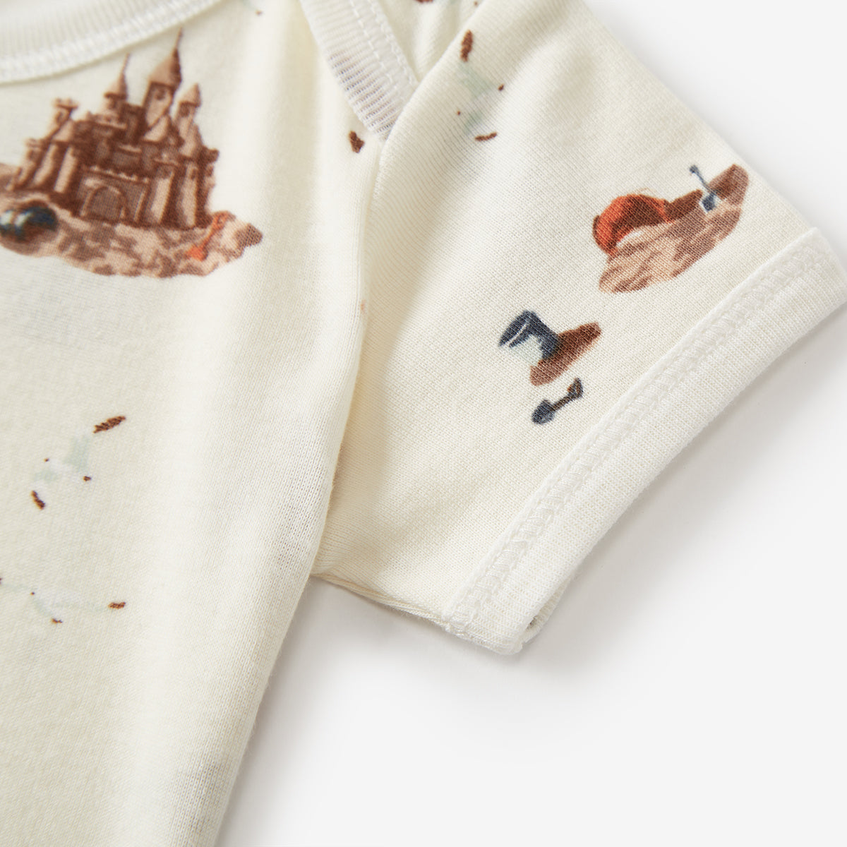 Sandcastle Organic Cotton Short Sleeve One Piece