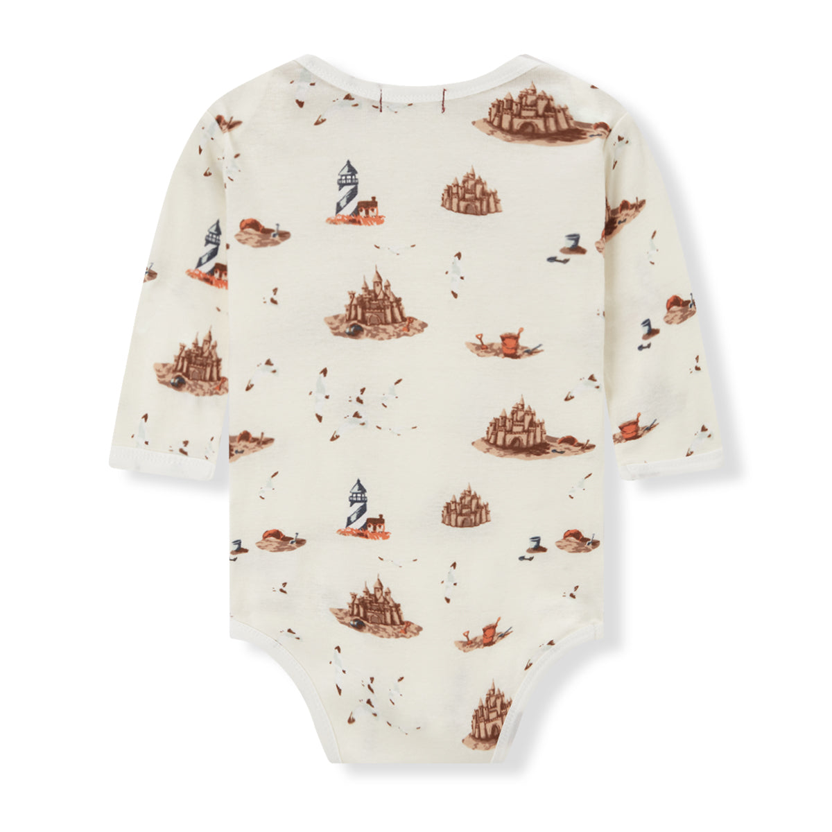 Sandcastle Organic Cotton Long Sleeve One Piece
