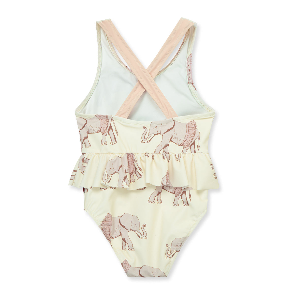 Tutu Elephant Ruffle Waist Suspender Swimsuit