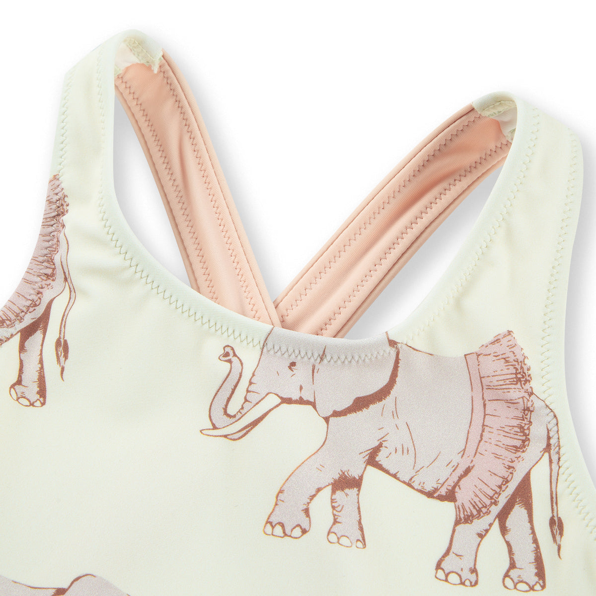 Tutu Elephant Ruffle Waist Suspender Swimsuit