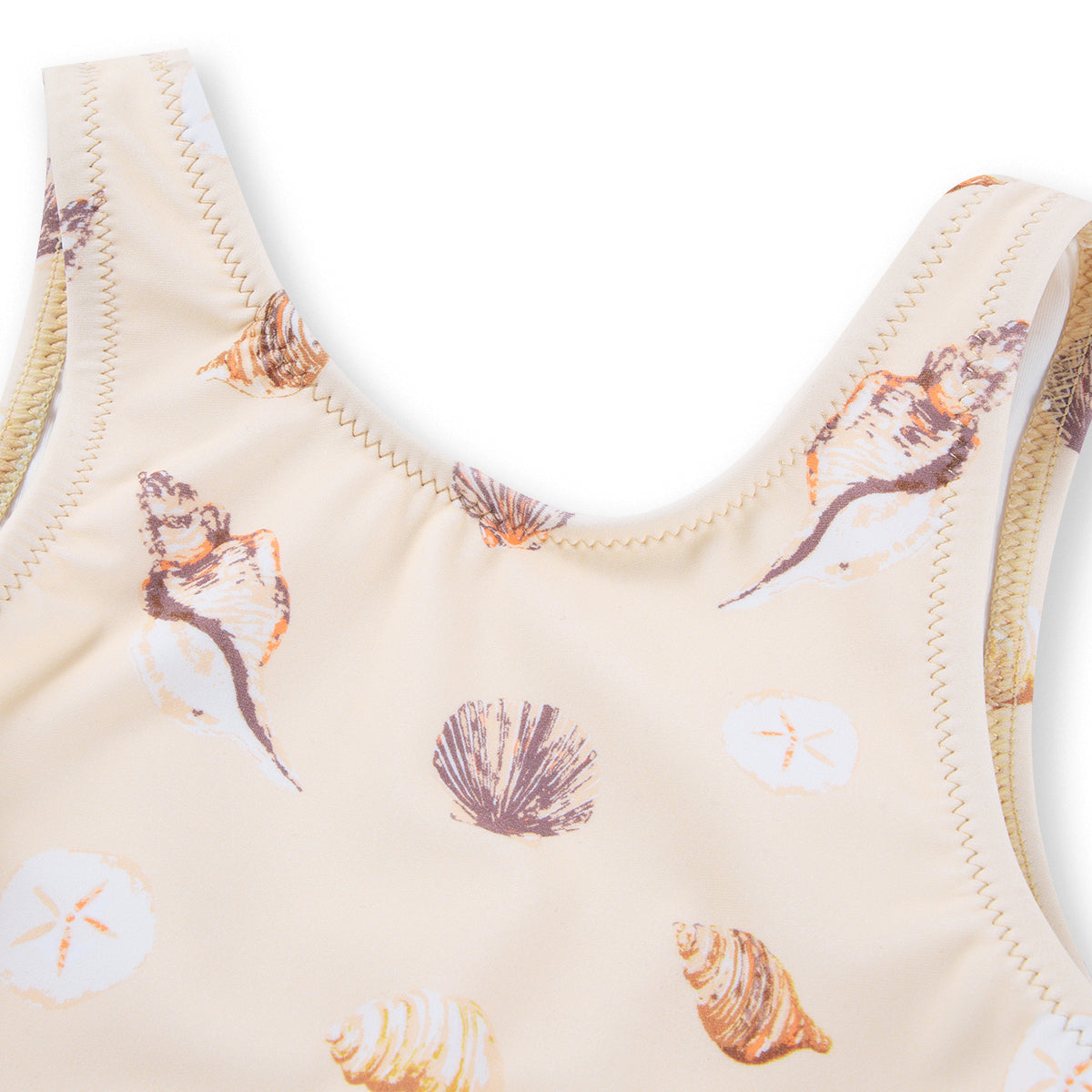 Seashells Ballet Skirt Swimsuit