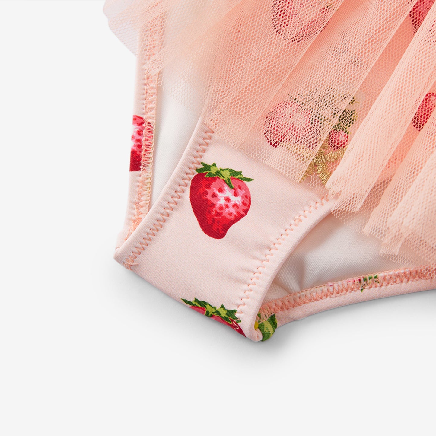 Strawberry Ballet Skirt Swimsuit