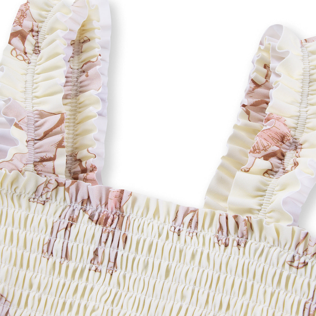 Tutu Elephant Ruffle Two Piece Swimsuit