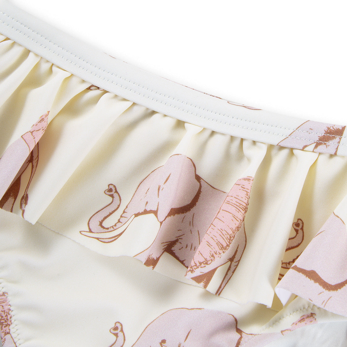 Tutu Elephant Ruffle Two Piece Swimsuit