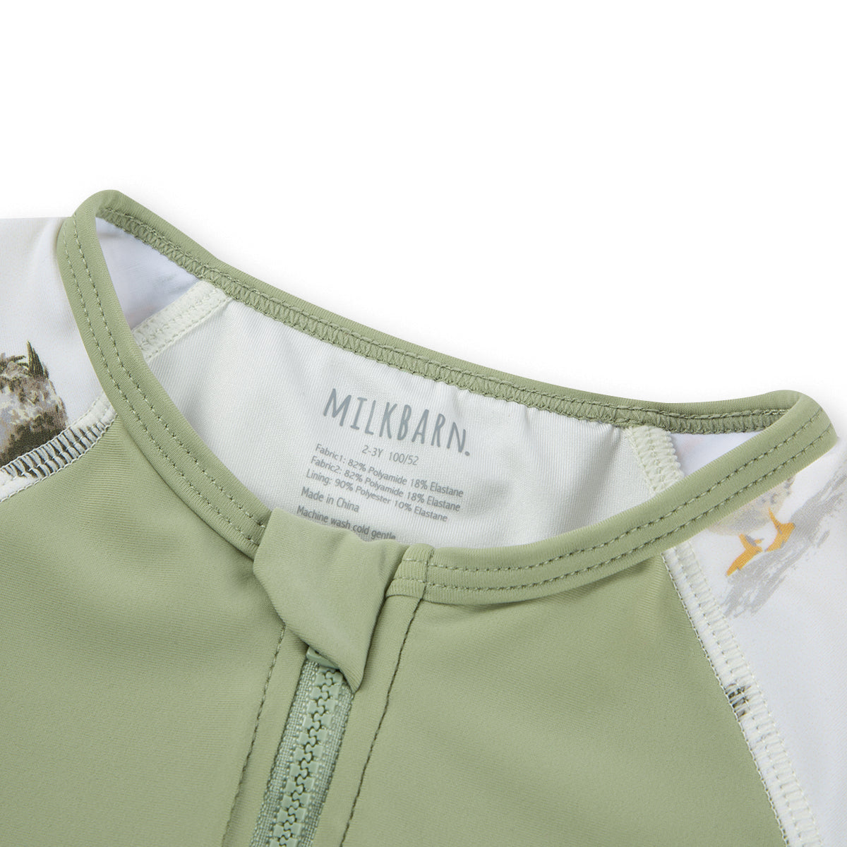 Duck Zipper Top & Swim Trunks