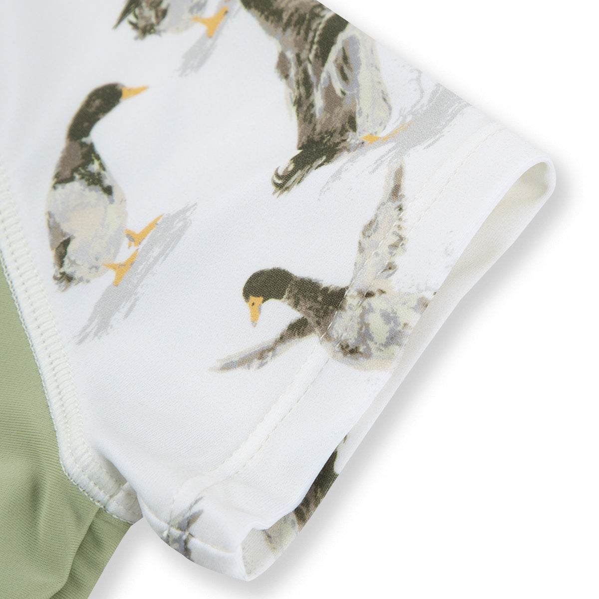 Duck Zipper Top & Swim Trunks