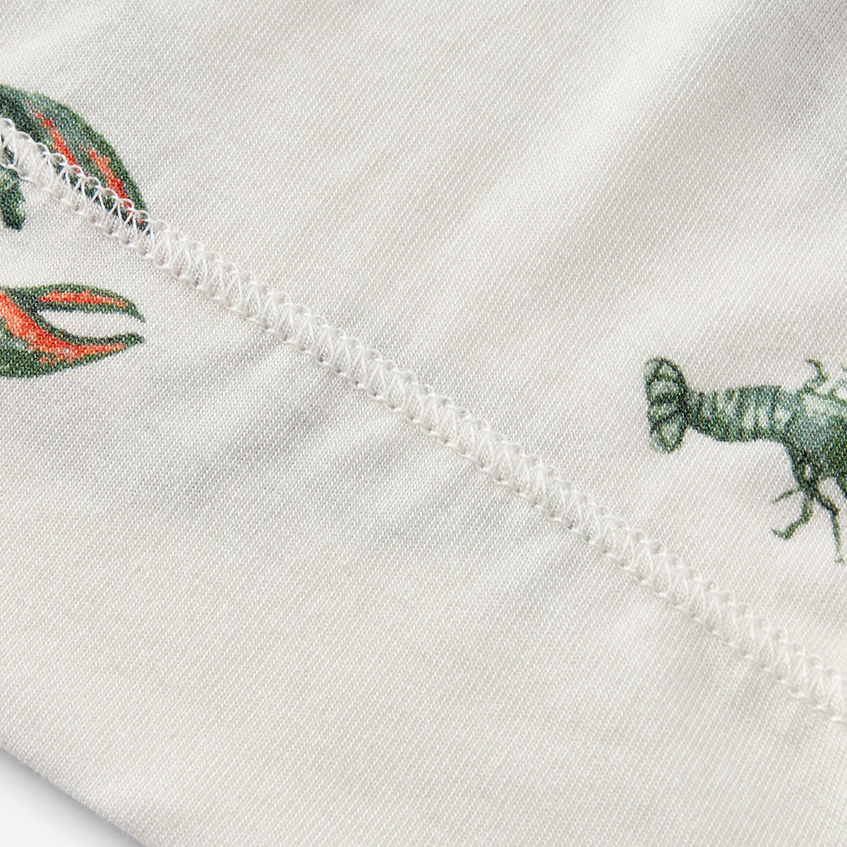 Mint Lobster Luxe Stretch Newborn Gown & Hat Set