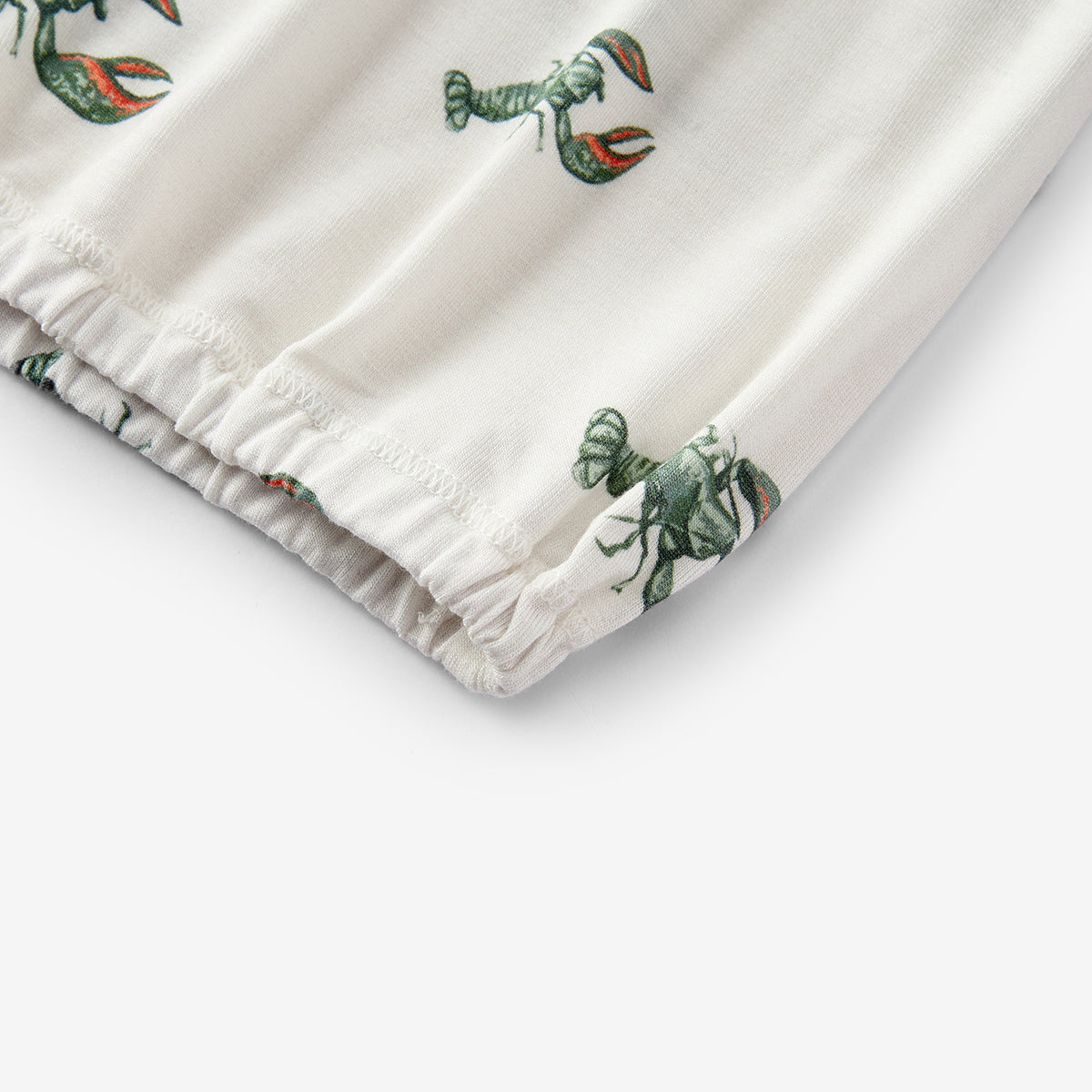 Mint Lobster Luxe Stretch Newborn Gown & Hat Set