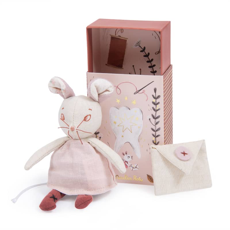 Tooth Fairy Mouse Souvenir Box - Stuffed Toy - Moulin Roty