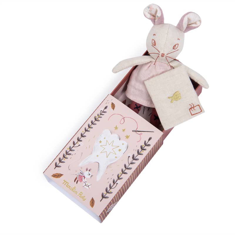 Tooth Fairy Mouse Souvenir Box - Stuffed Toy - Moulin Roty