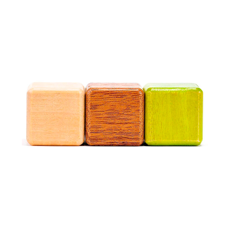 Original Pocket Pouch, Magnetic Wooden Blocks, 8 pieces