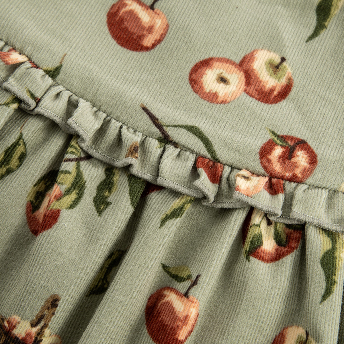 Apple Orchard Corduroy Dress & Bloomer Set