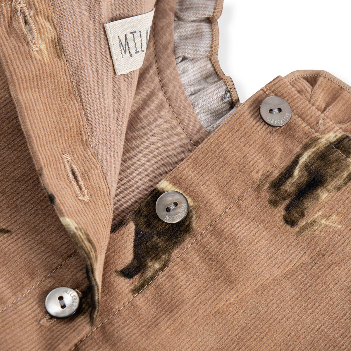 Alpaca Corduroy Dress & Bloomer Set