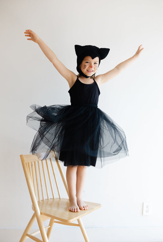 Cat Tutu with Tail and Cat Ear Hat