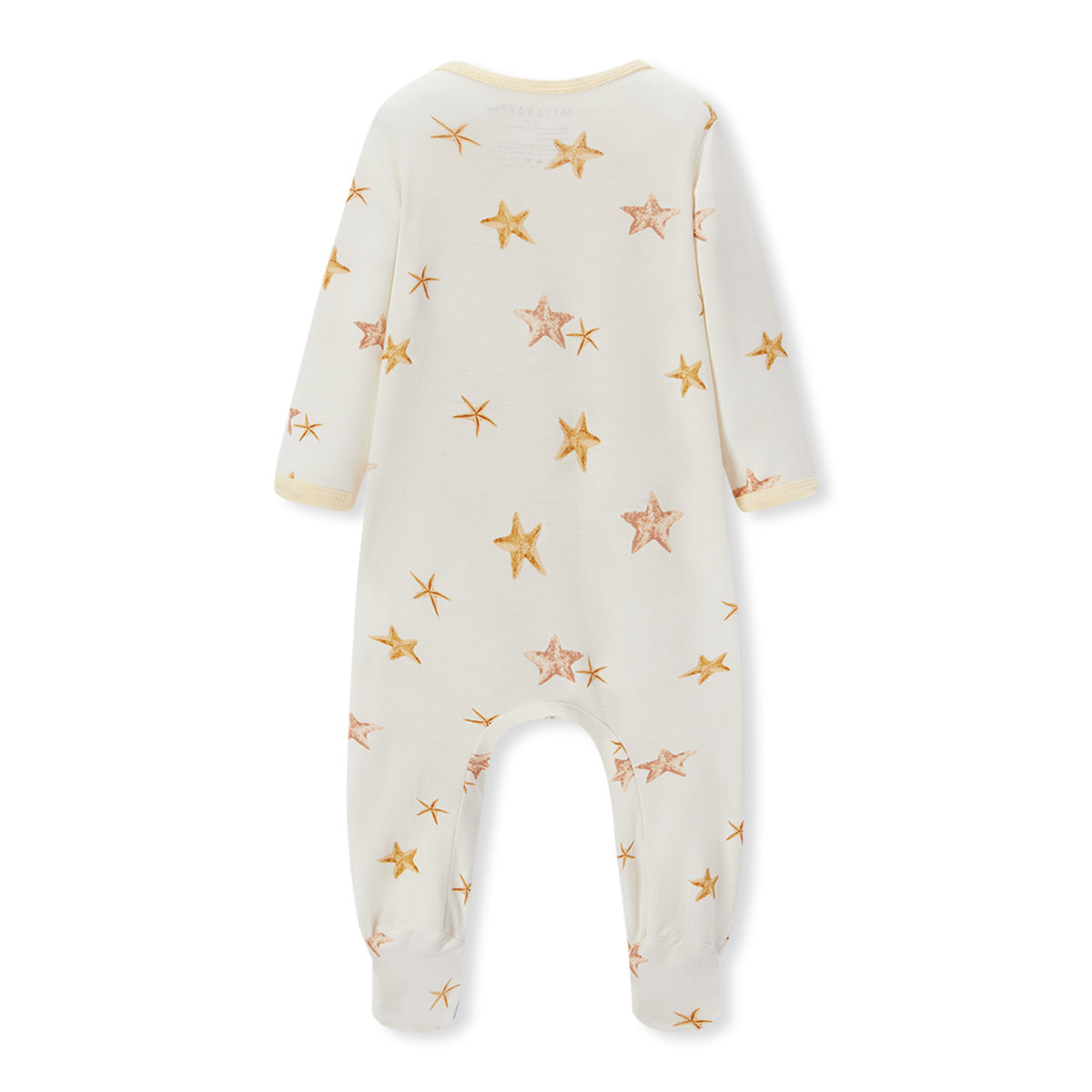 Starfish Dreams Luxe Stretch Zipper Footed Romper
