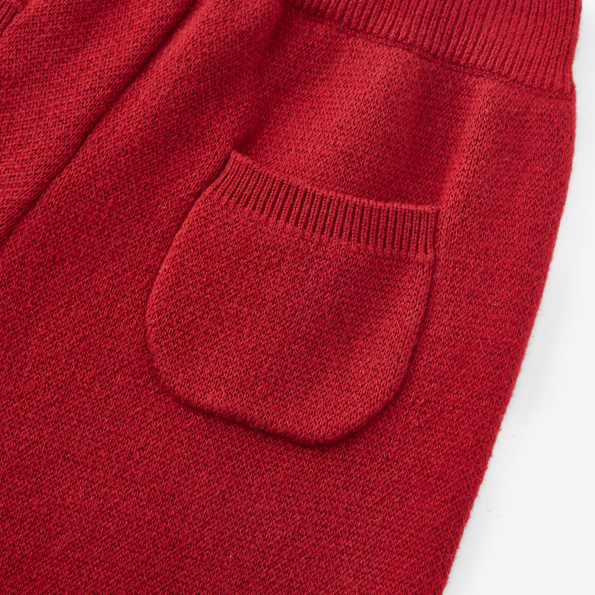 Maroon Knit Pants