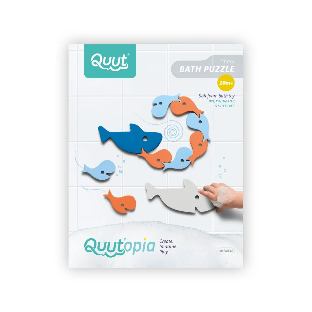 Bath Puzzle Shark – Floating 3D Bath Toy Set