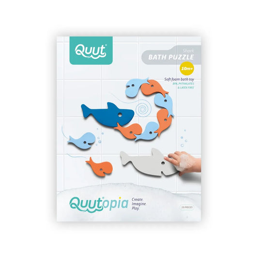 Bath Puzzle Shark – Floating 3D Bath Toy Set