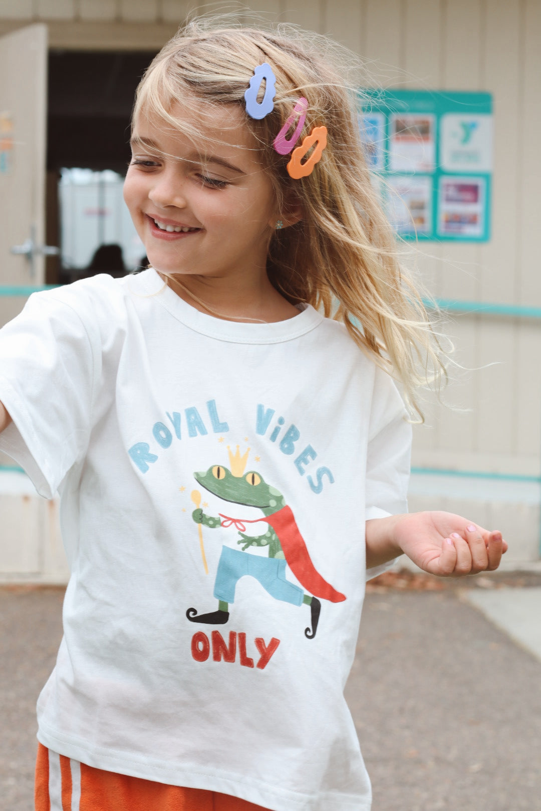 Royal Vibes T-shirt | White