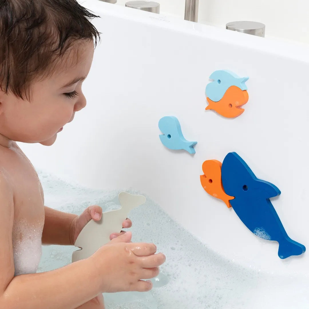 Bath Puzzle Shark – Floating 3D Bath Toy Set