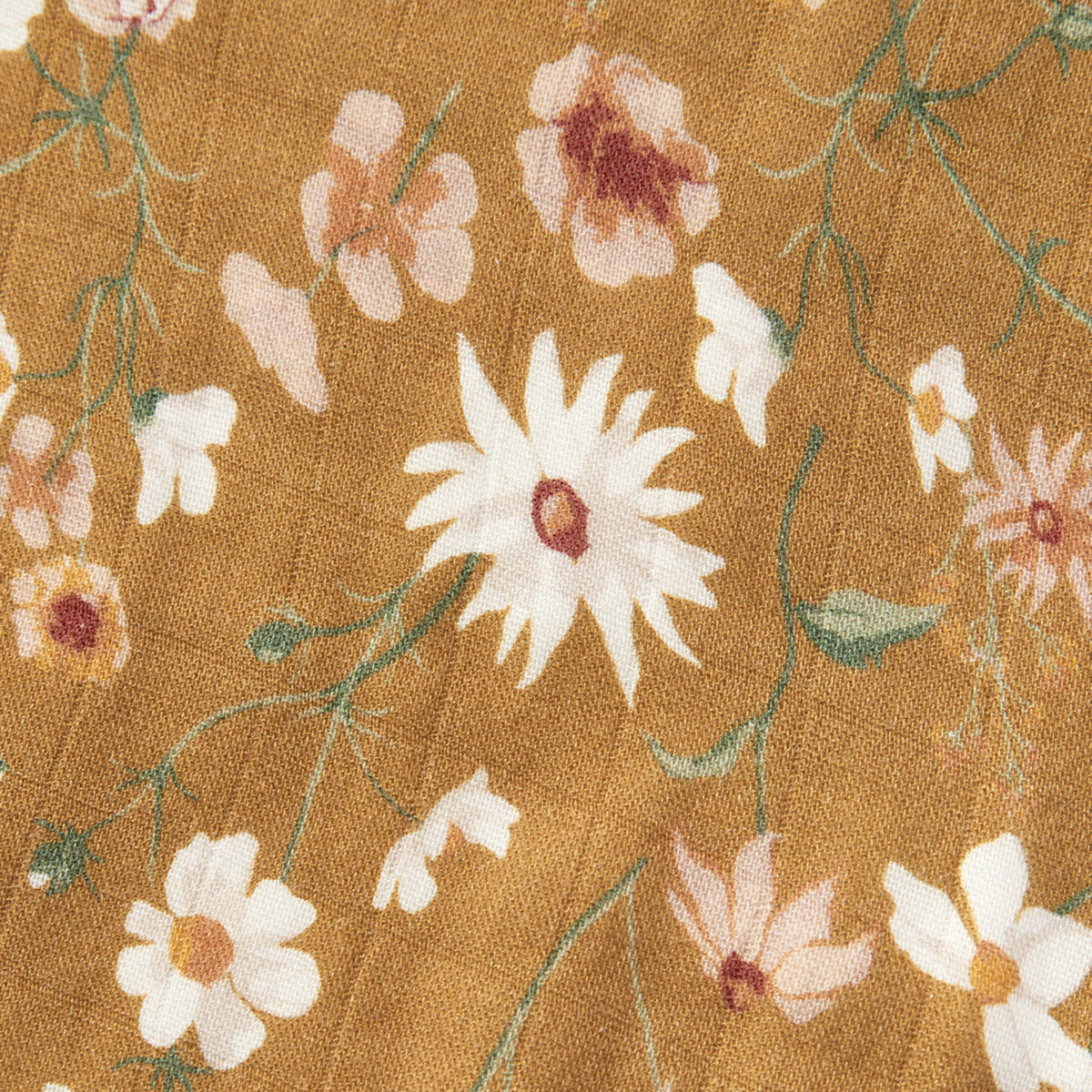 Wildflower Contour Four Layer Burp Cloth