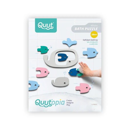 Bath Puzzle Whale – Floating 3D Bath Toy Set