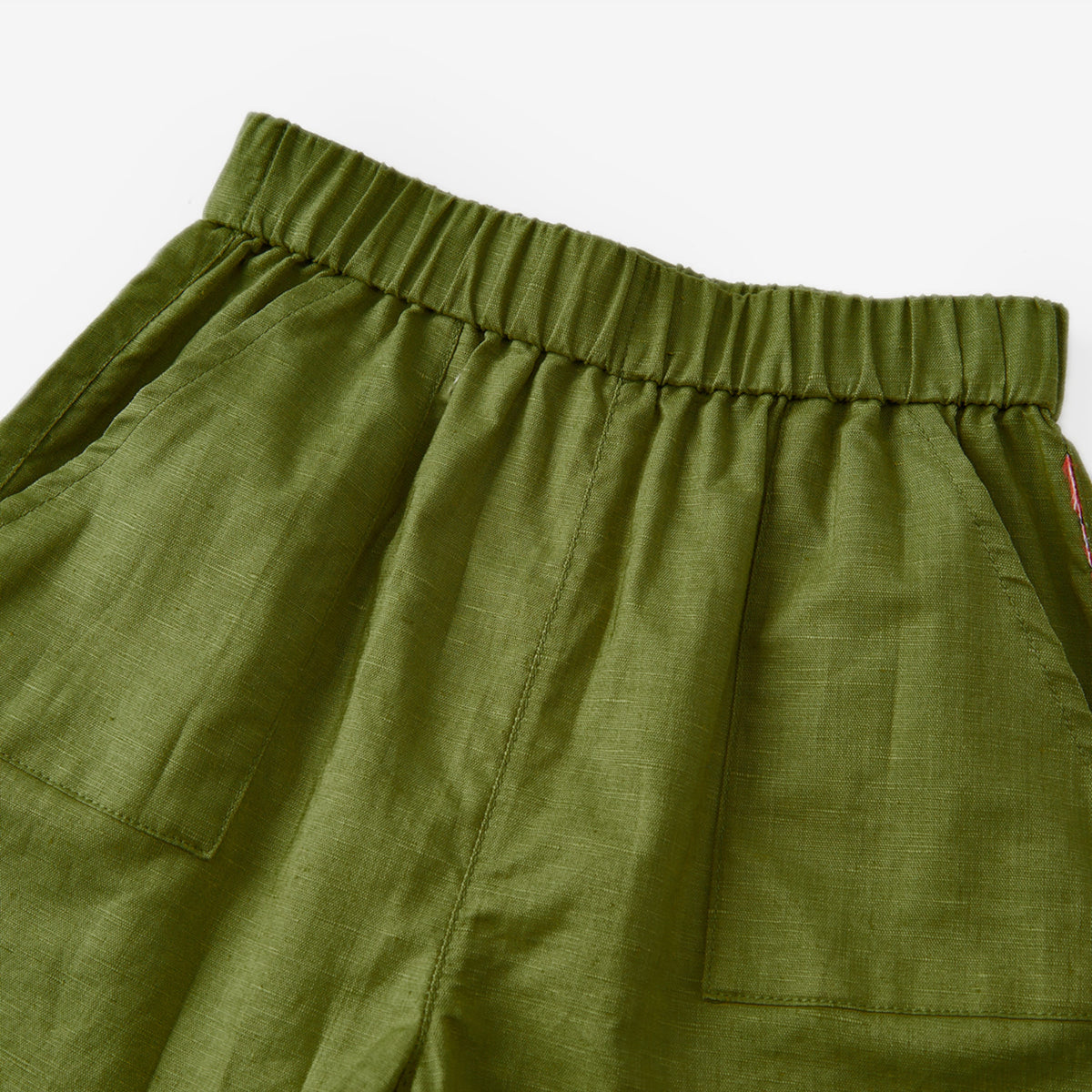 Island Leaf Linen Button-Up Shirt & Shorts Set