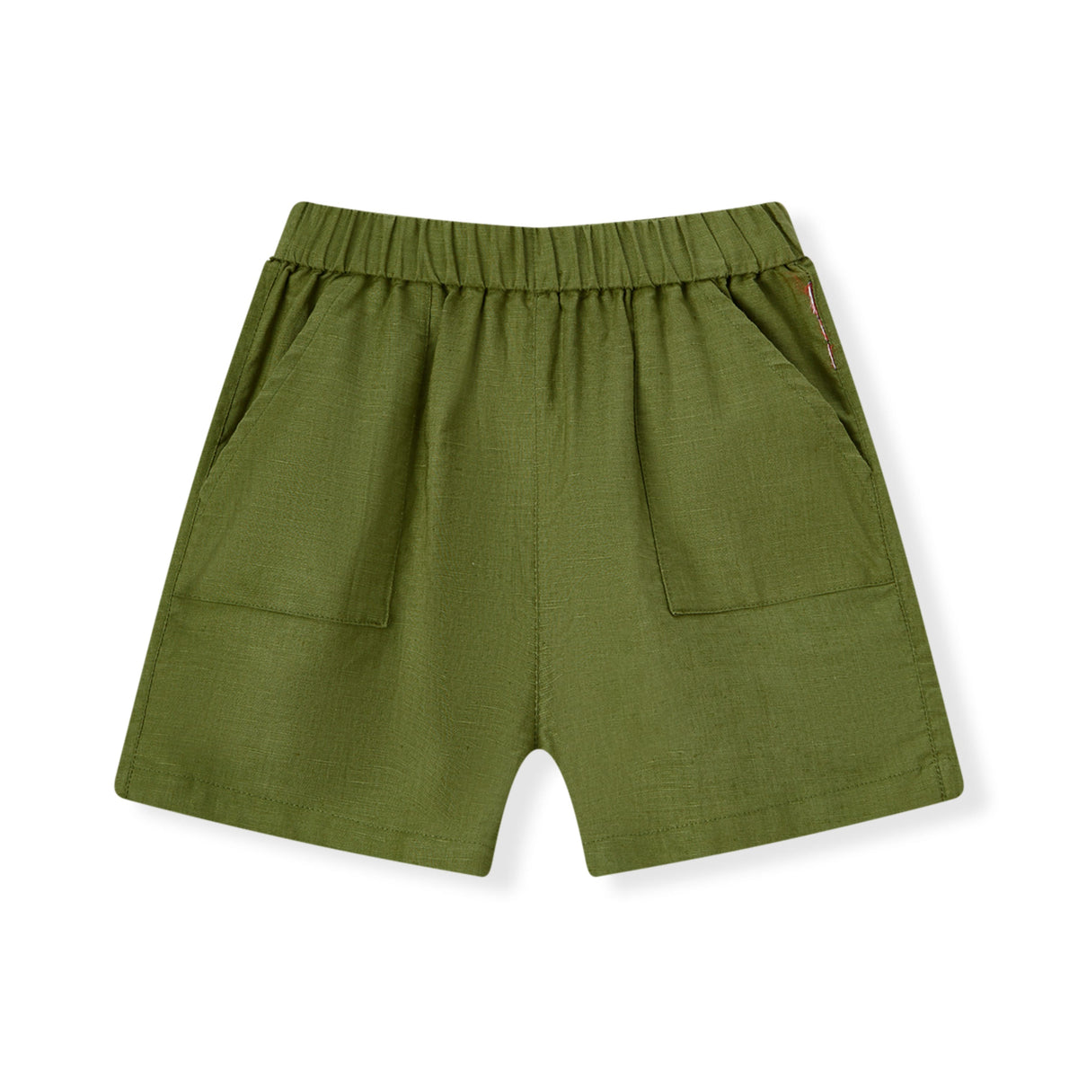 Island Leaf Linen Button-Up Shirt & Shorts Set
