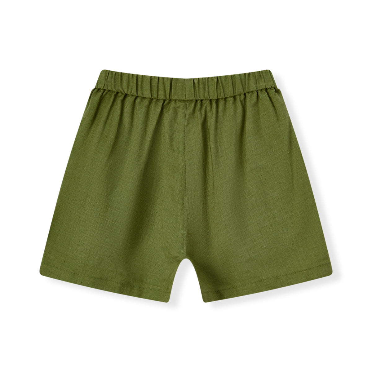 Island Leaf Linen Button-Up Shirt & Shorts Set