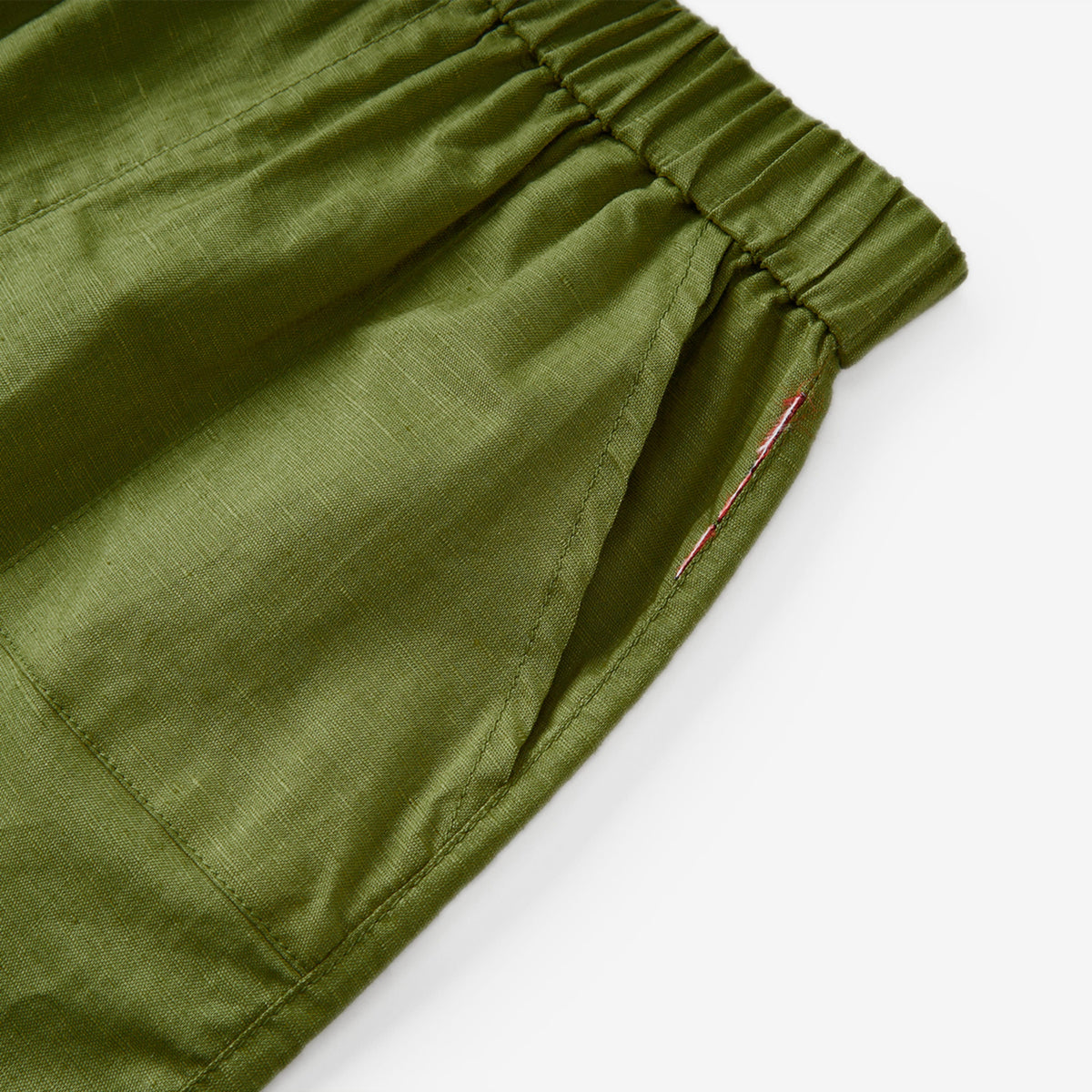 Island Leaf Linen Button-Up Shirt & Shorts Set