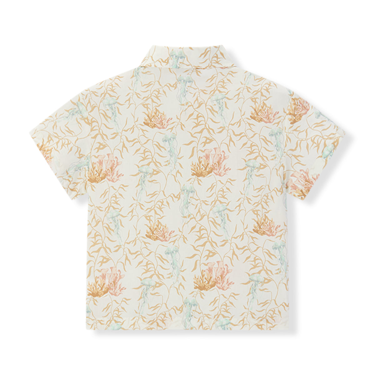Under the Sea Collar Button-Up Shirt & Shorts Set