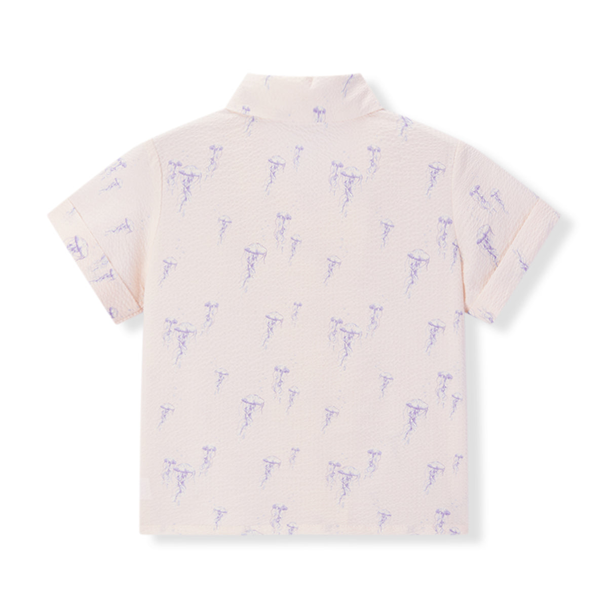 Sunset Jellyfish Button-Up Two Piece Set