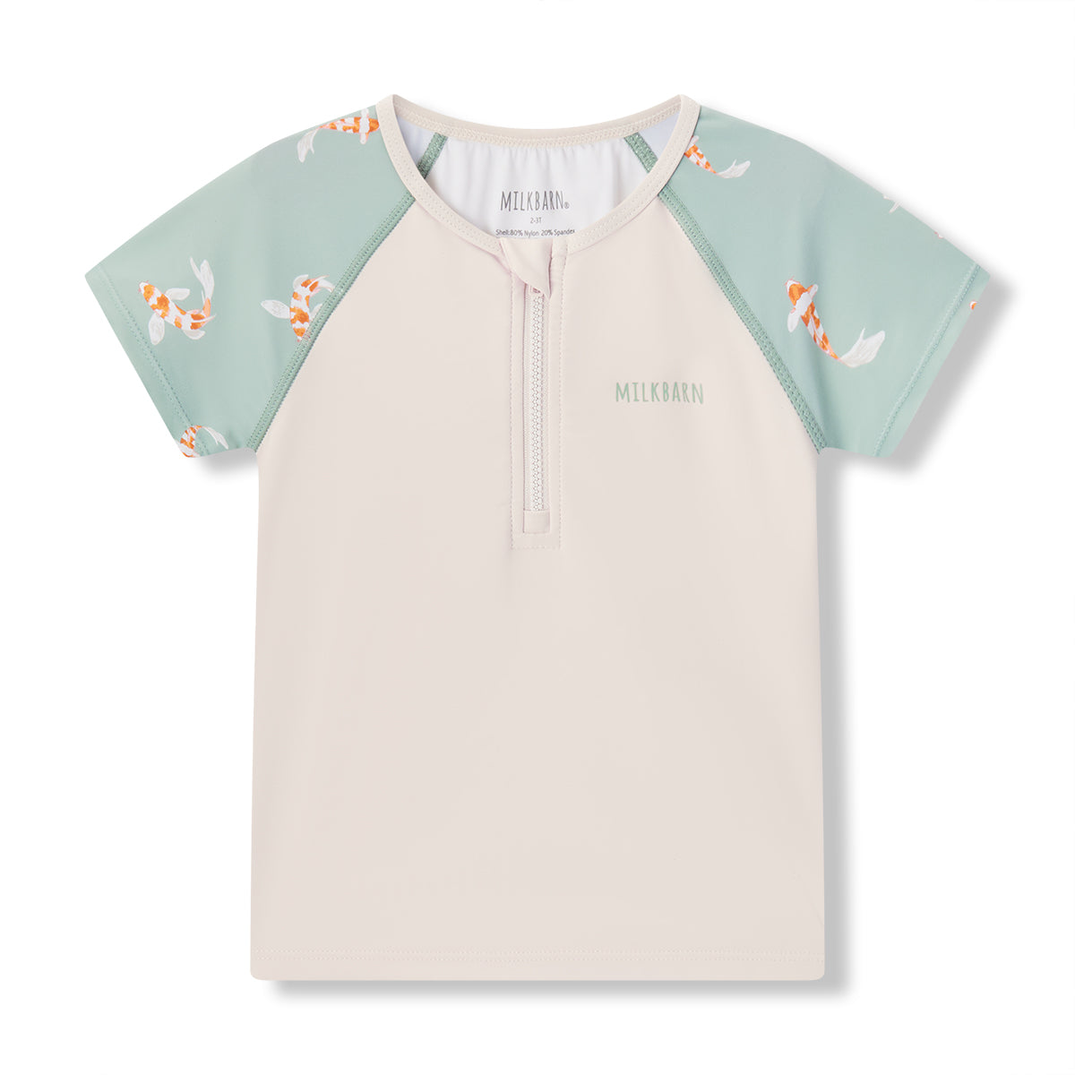 Swimming Koi Zipper Top & Swim Trunks