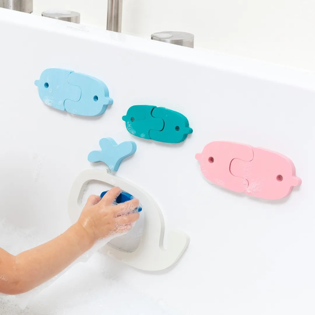 Bath Puzzle Whale – Floating 3D Bath Toy Set