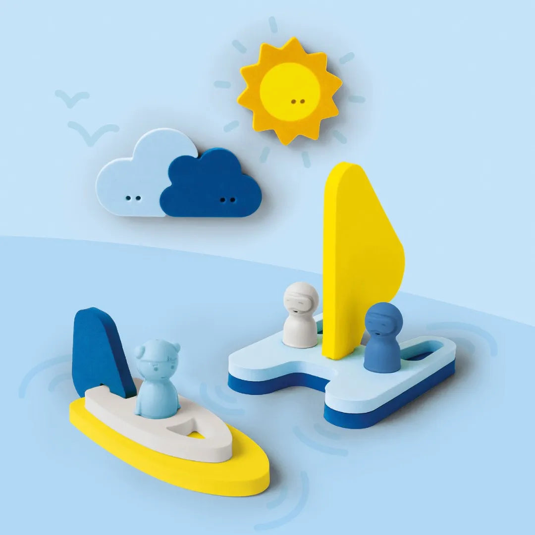 Puzzle Friends Sail – Floating 3D Bath Puzzle