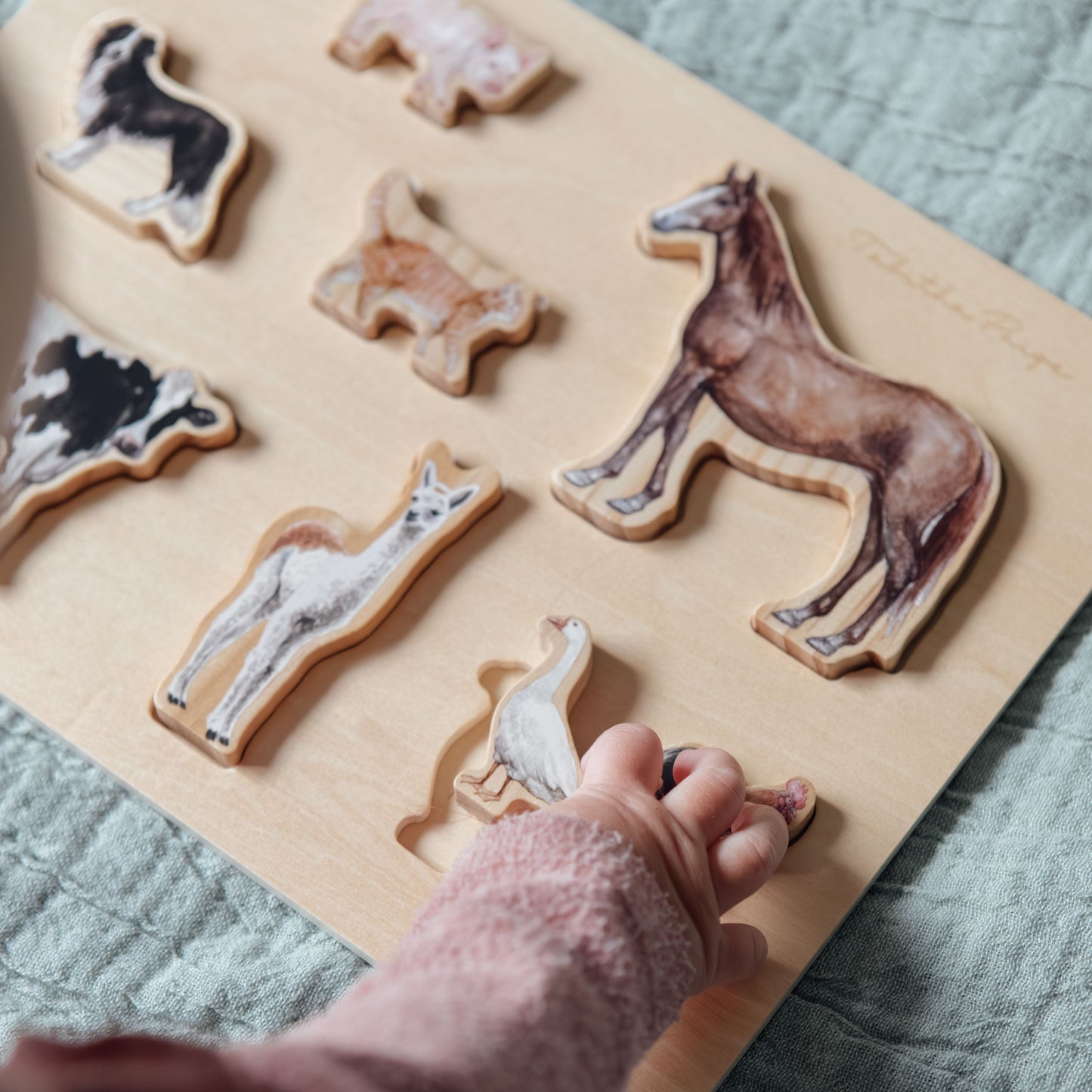 Farm Animals Chunky Wooden Puzzle