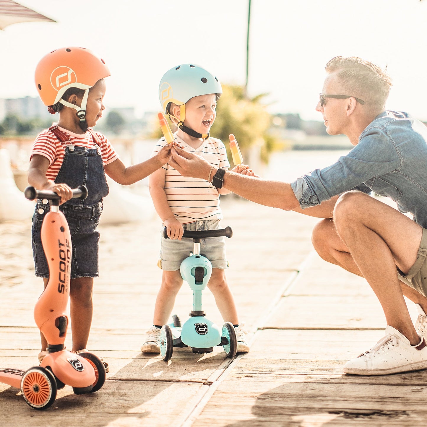 HighwayKick 1 Scooter and Ride On Toy Peach