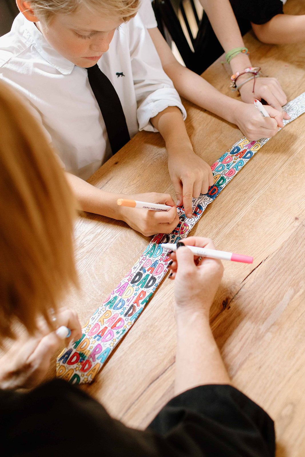 Rad Dad Coloring Tie  *markers sold separately