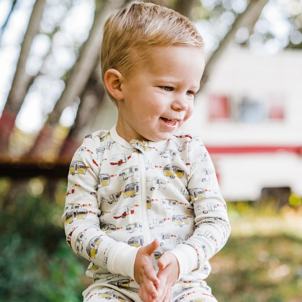 Camping Bamboo Zipper Pajama