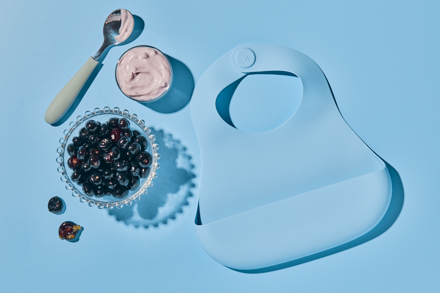 Magnetic Bib - Blueberry Burst