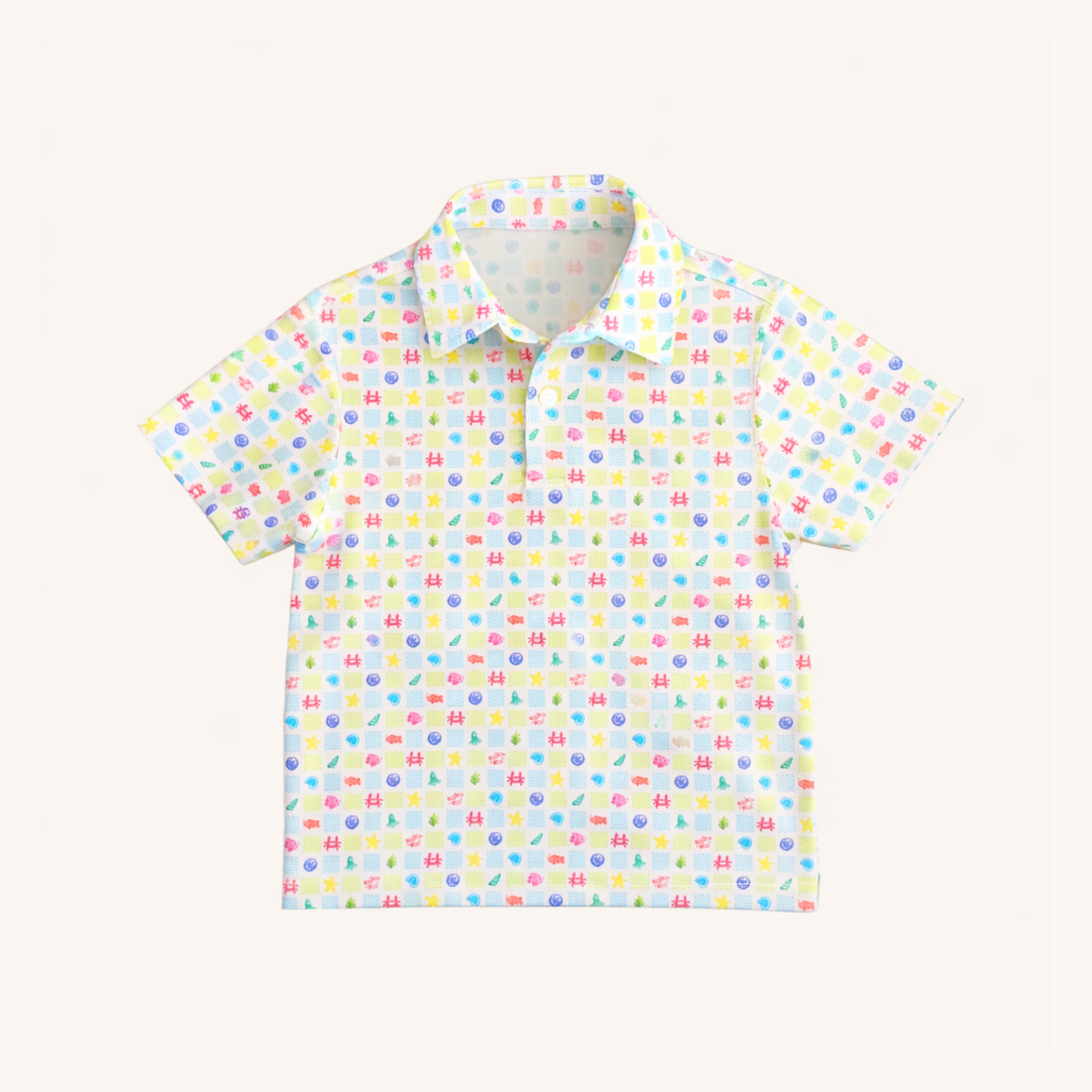 Boys' Performance Polo in Sea Life
