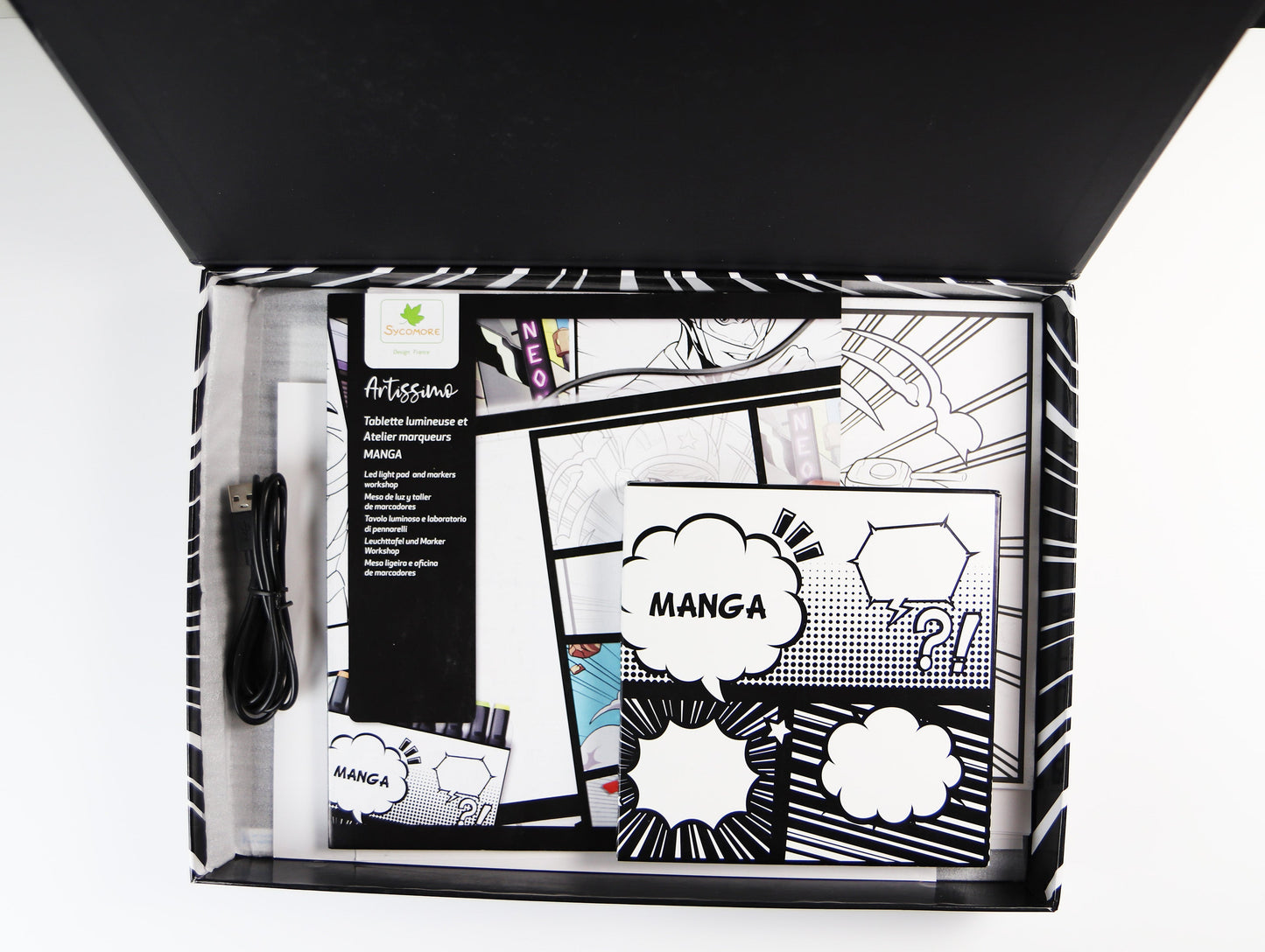Manga - XXL+ Led Light Pad  And Markers Workshop - 10y+