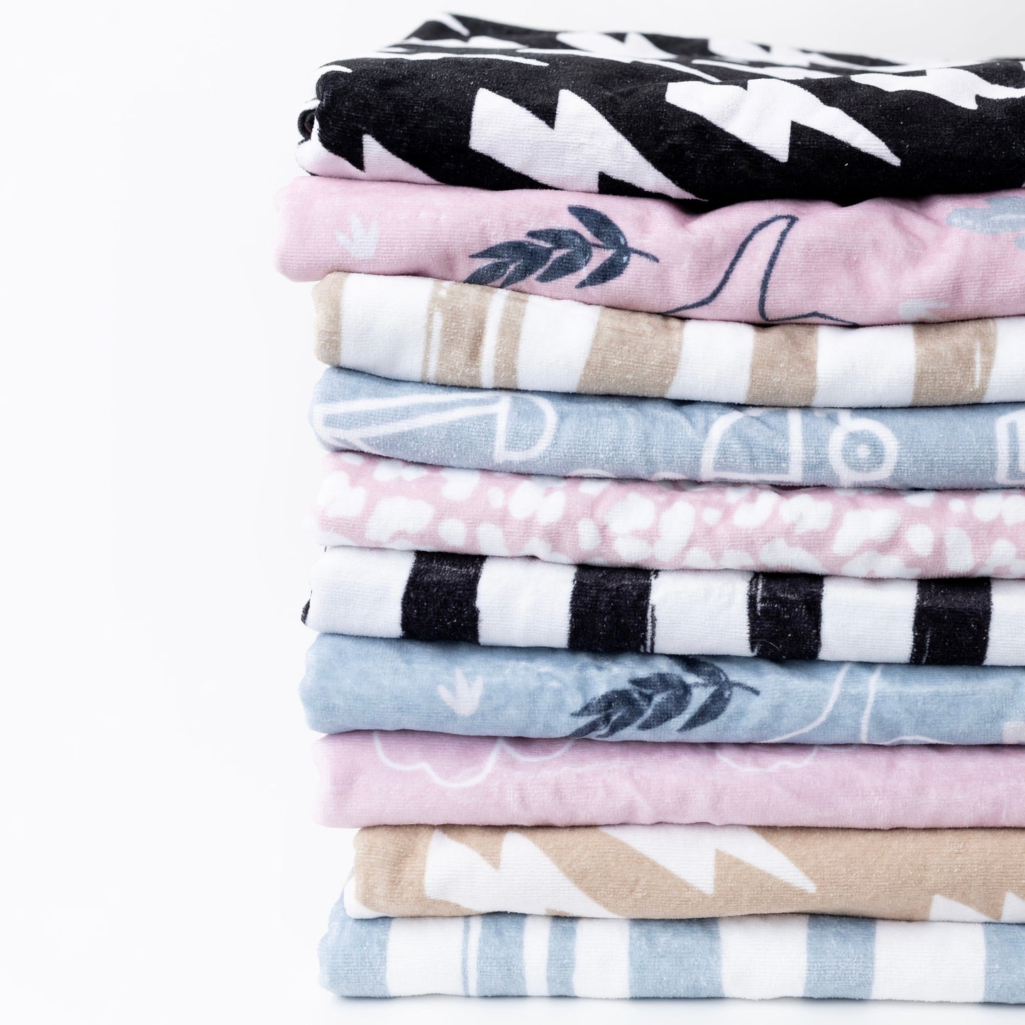 The Kenzie Beach Towel - Brush Stripes