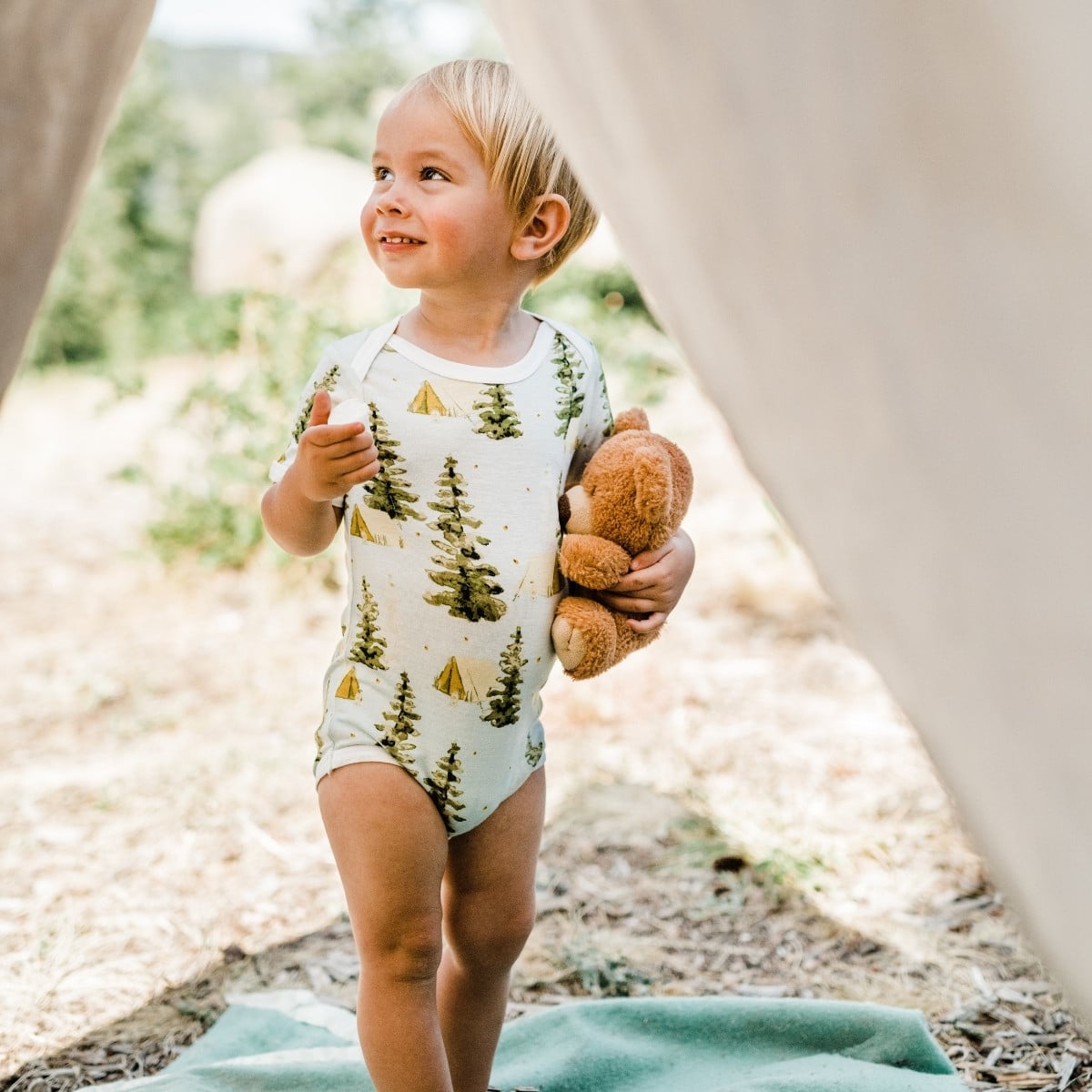 Valais Sheep Bamboo Short Sleeve One Piece