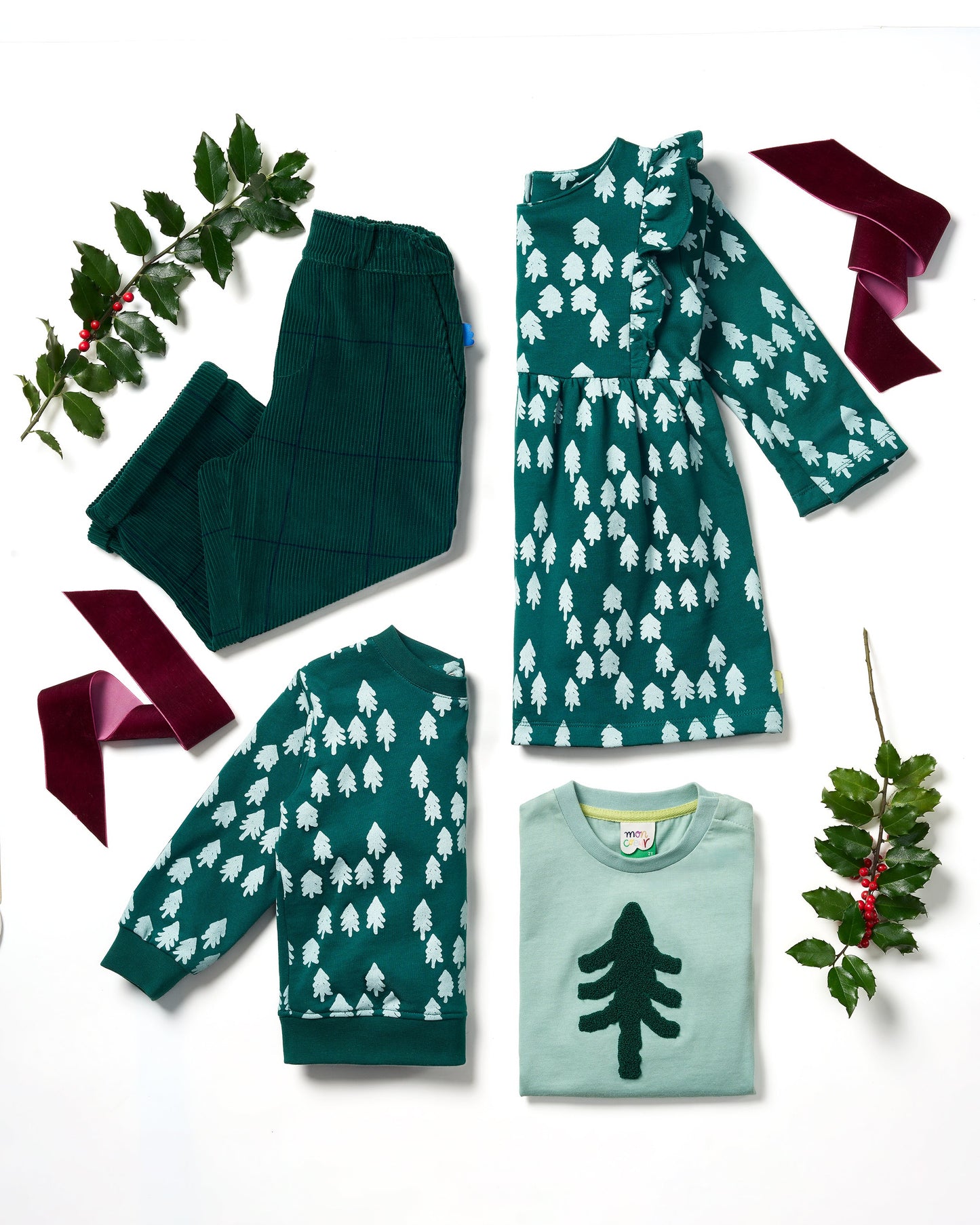 Recycled Cotton Snowy Pine T-Shirt