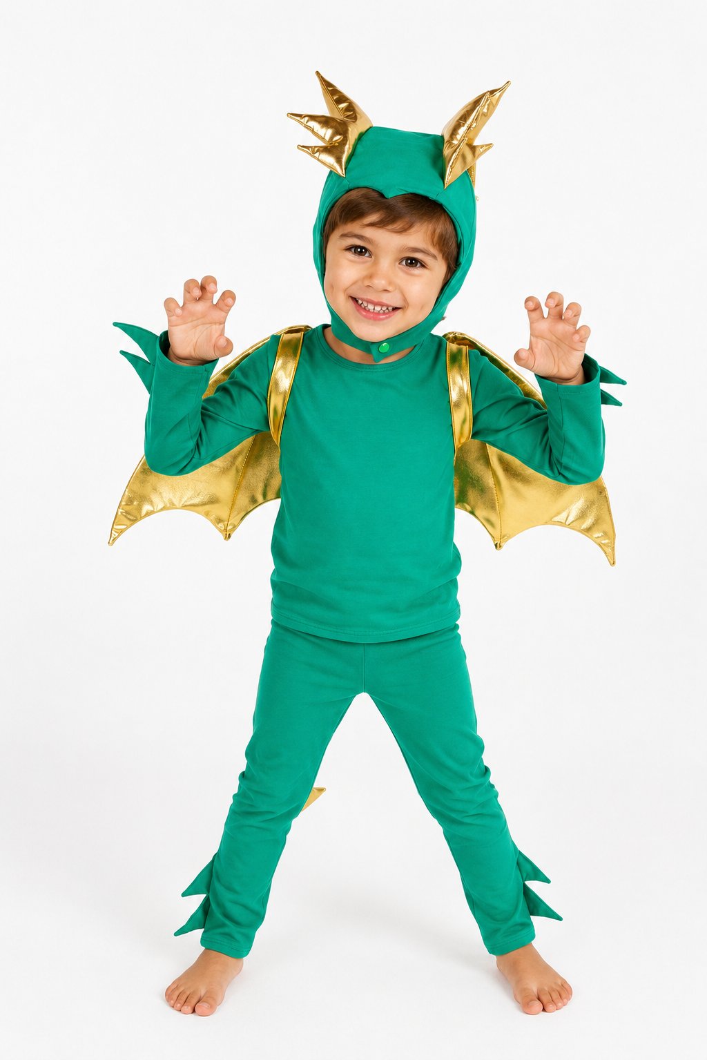 Emerald Sky Dragon Pajama Costume