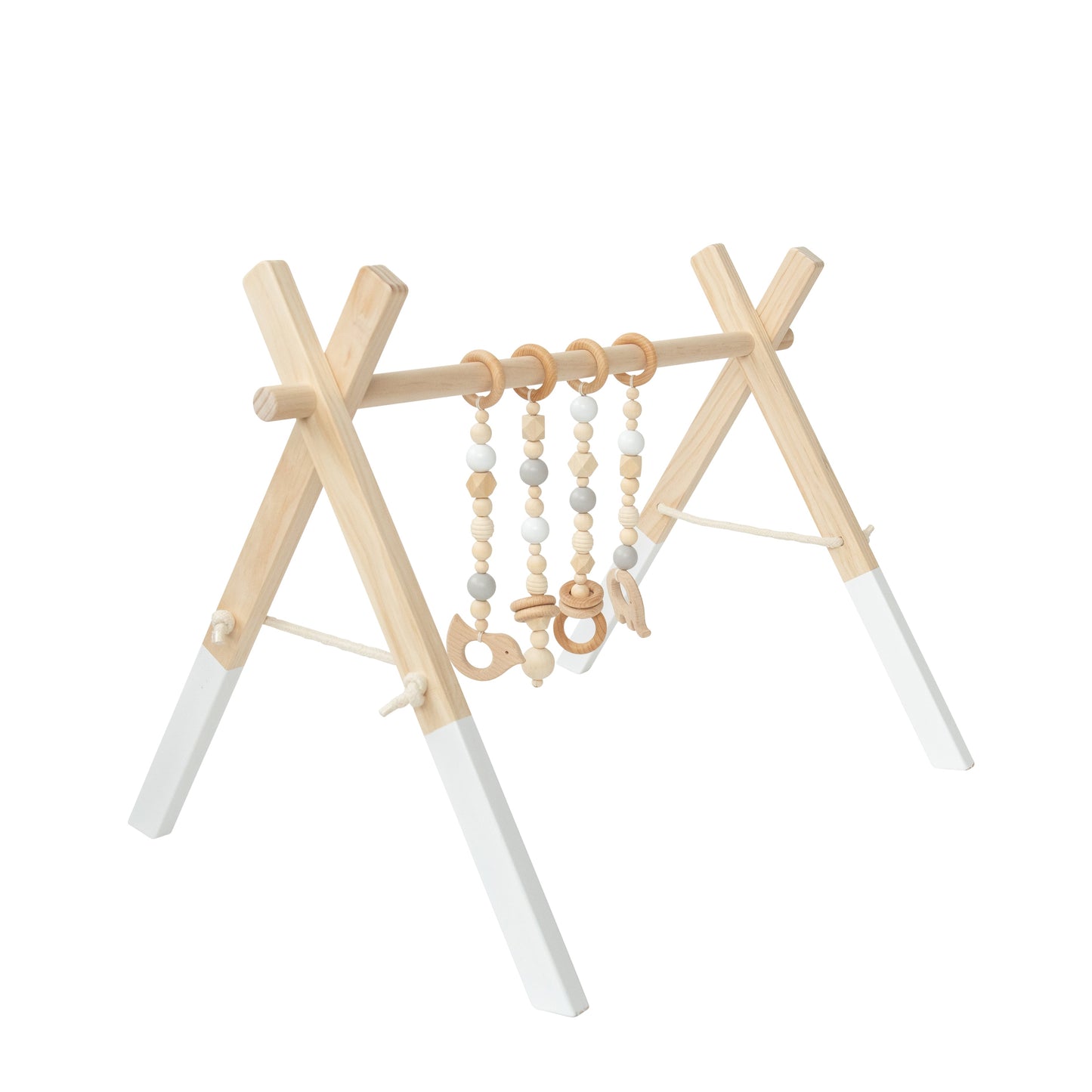 Wooden Baby Gym | White Frame