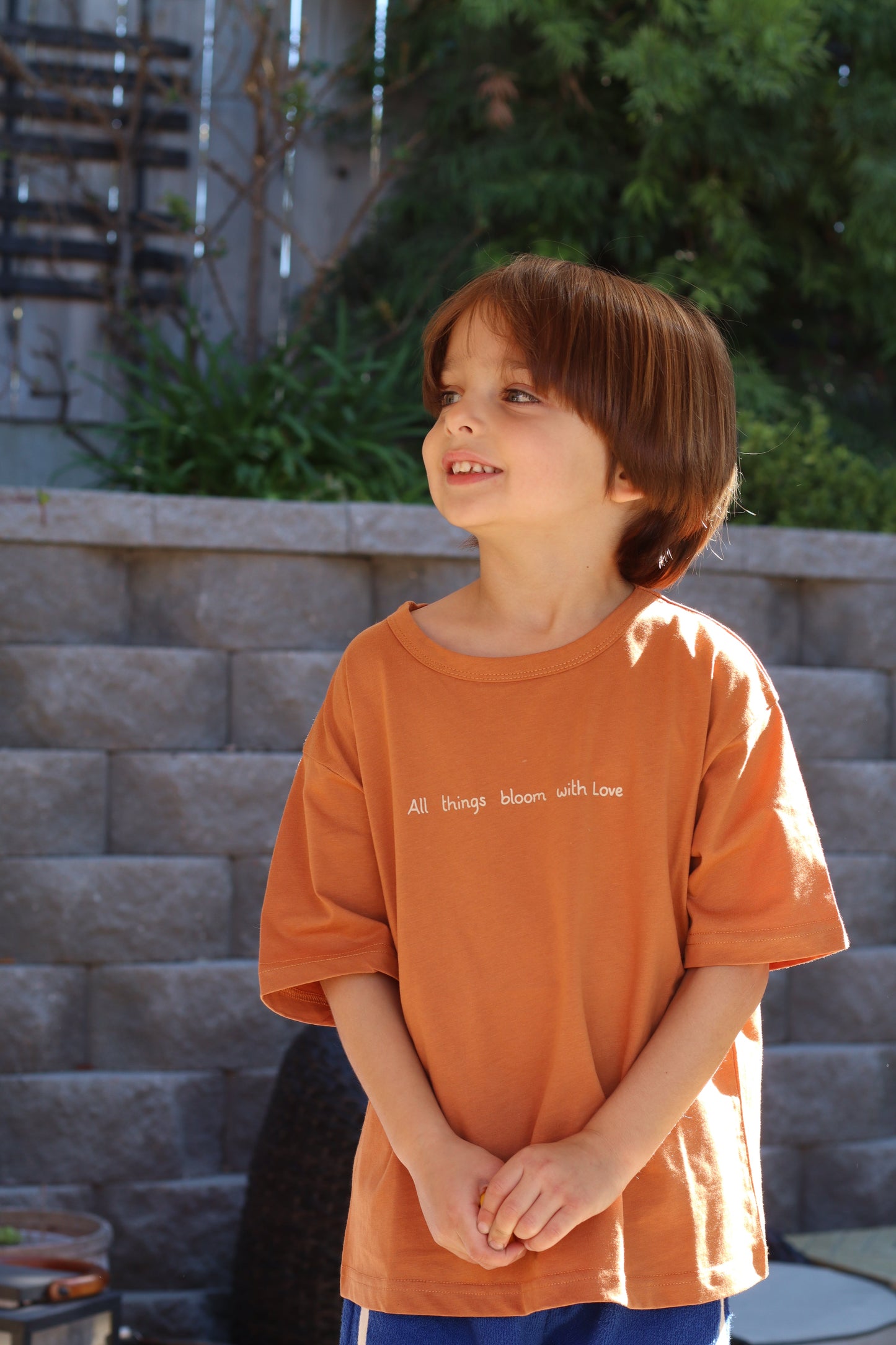 All Things Bloom With Love T-Shirt | Clay