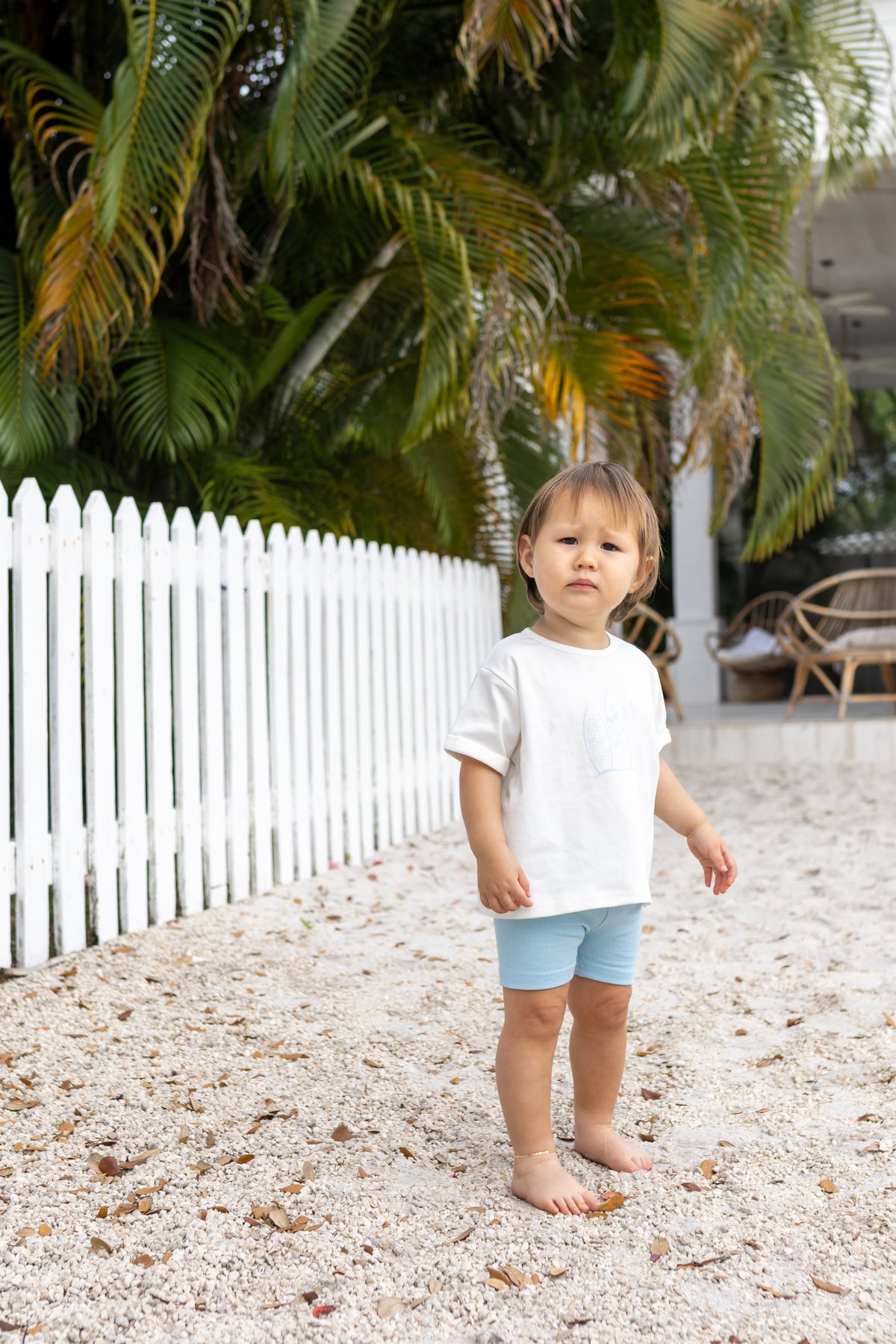 Oversized Tee Set- Blue